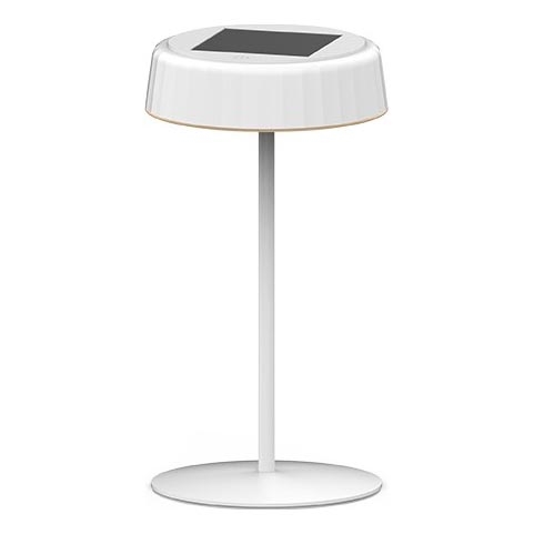 LED Stmívatelná solární nabíjecí stolní lampa VIVIEN LED/3W/5V 2700K 1600 mAh IP54 bílá