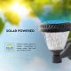 LED Stmívatelná solární nástěnná lampa LED/0,8W/5,5V 3000/4000/6400K IP44 + dálkové ovládání