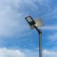 LED Stmívatelná hybridní solární pouliční lampa LED/50W/230V 4000K IP65 50000 mAh + dálkové ovládání