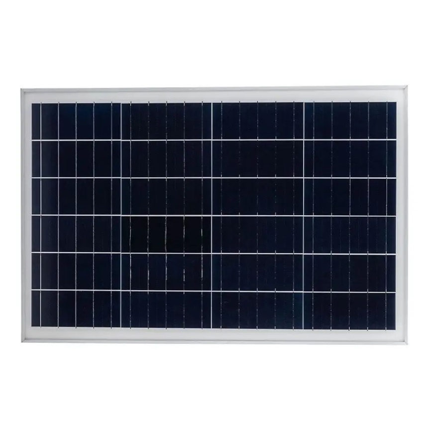 LED Stmívatelná solární pouliční lampa LED/50W/6,4V 4000K IP65 50000 mAh + dálkové ovládání