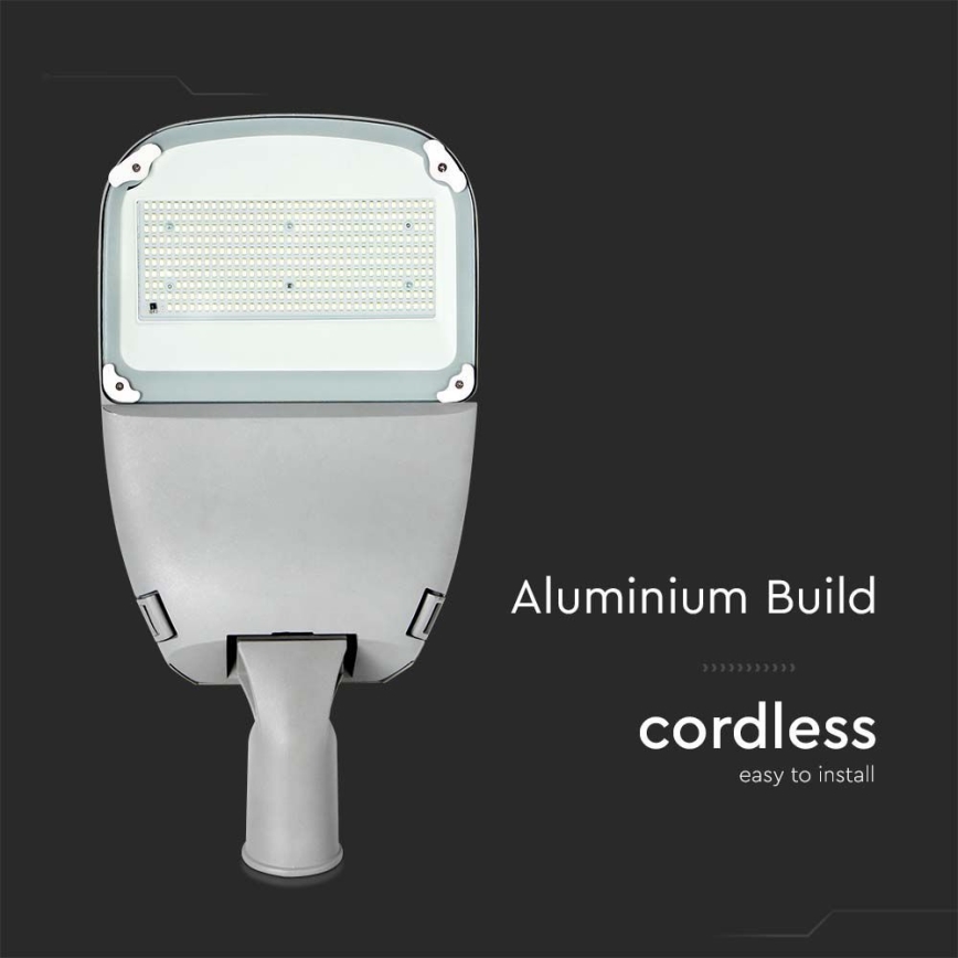 LED Stmívatelná solární pouliční lampa SAMSUNG CHIP LED/50W/6,4V 6000K IP65 30000 mAh + dálkové ovládání