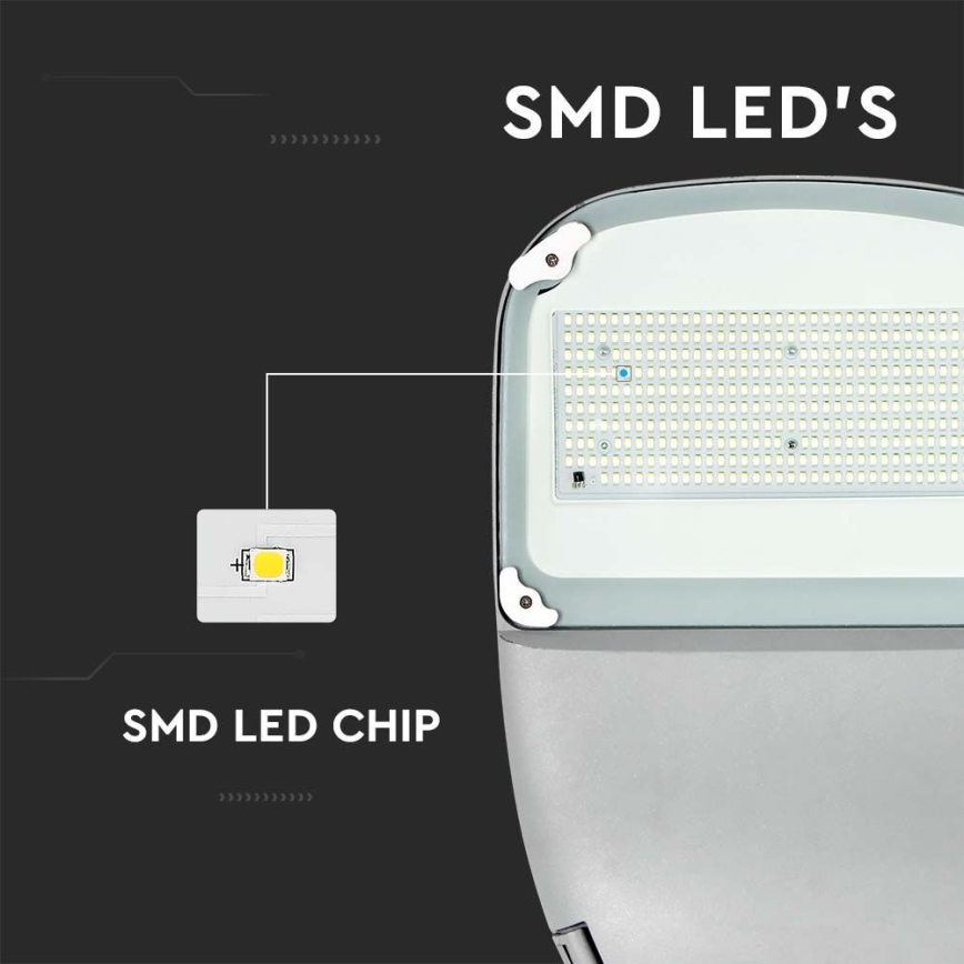 LED Stmívatelná solární pouliční lampa SAMSUNG CHIP LED/50W/6,4V 6000K IP65 30000 mAh + dálkové ovládání