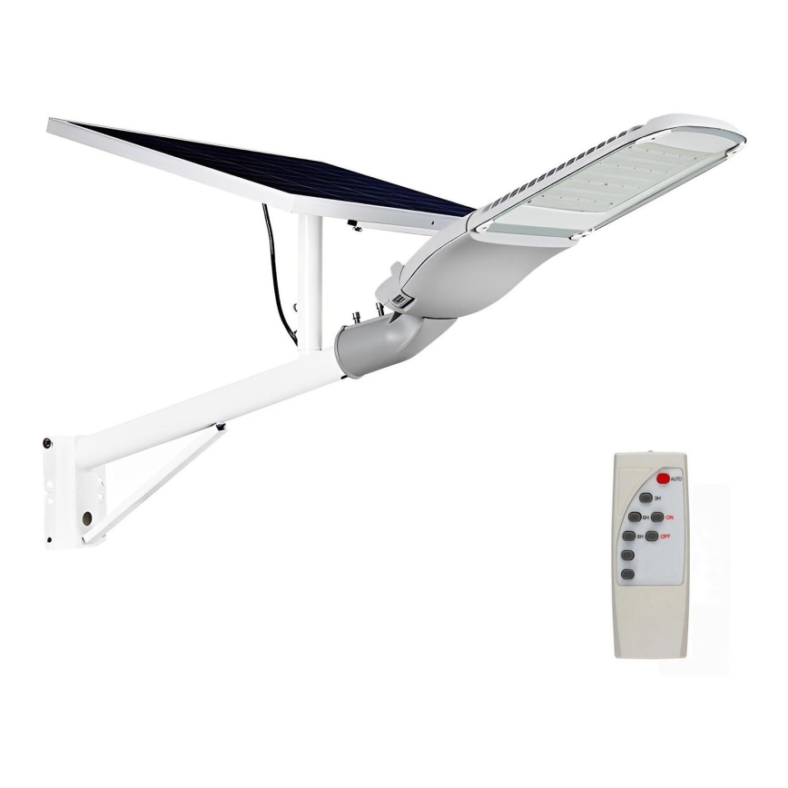 LED Stmívatelná solární pouliční lampa SAMSUNG CHIP LED/50W/6,4V 4000K IP65 30000 mAh + dálkové ovládání
