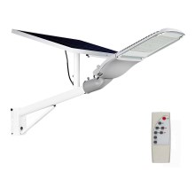 LED Stmívatelná solární pouliční lampa SAMSUNG CHIP LED/50W/6,4V 4000K IP65 + dálkové ovládání
