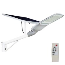 LED Stmívatelná solární pouliční lampa SAMSUNG CHIP LED/50W/9V 6000K IP65 + dálkové ovládání