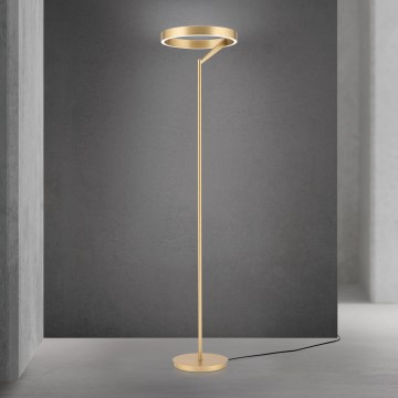 LED Stmívatelná stojací lampa KOLK LED/40W/230V 2700/4000K zlatá