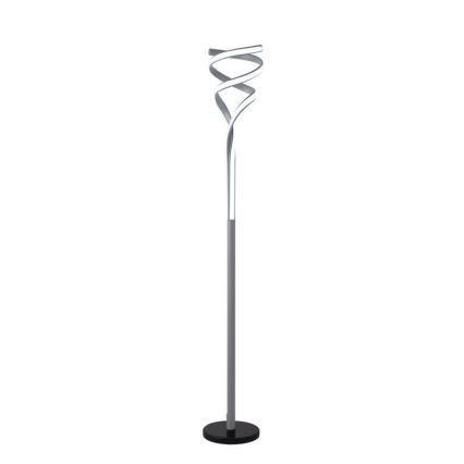 LED Stmívatelná stojací lampa LED/50W/230V 3000-6500K šedá + dálkové ovládání