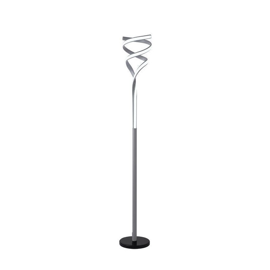 LED Stmívatelná stojací lampa LED/50W/230V 3000-6500K šedá + dálkové ovládání