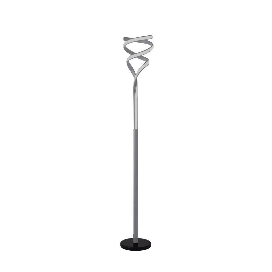 LED Stmívatelná stojací lampa LED/50W/230V 3000-6500K šedá + dálkové ovládání