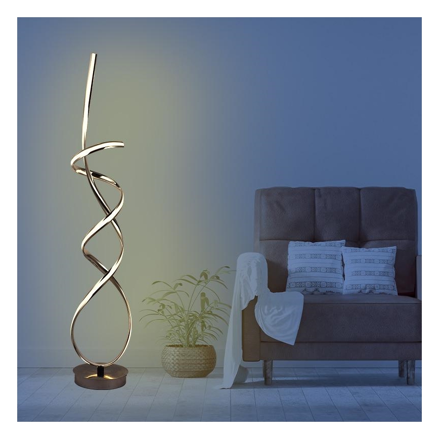 LED Stmívatelná stojací lampa LED/80W/230V 3000-6500K + dálkové ovládání