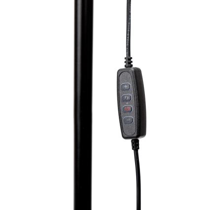 LED Stmívatelná stojací lampa SIGNUS LED/10W/230V 3000/4500/6500K černá