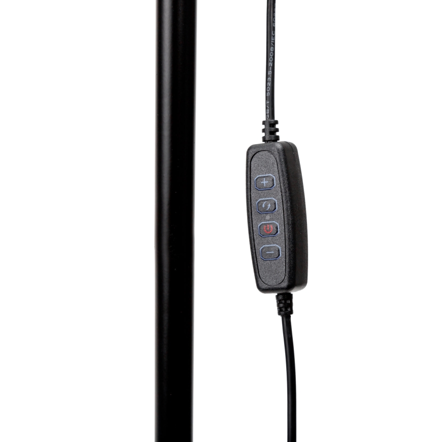 LED Stmívatelná stojací lampa SIGNUS LED/10W/230V 3000/4500/6500K černá