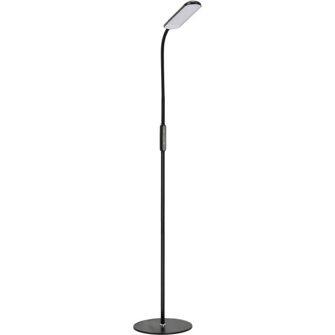 LED Stmívatelná stojací lampa TEILO LED/10W/230V 3000/4000/6500K černá + dálkové ovládání