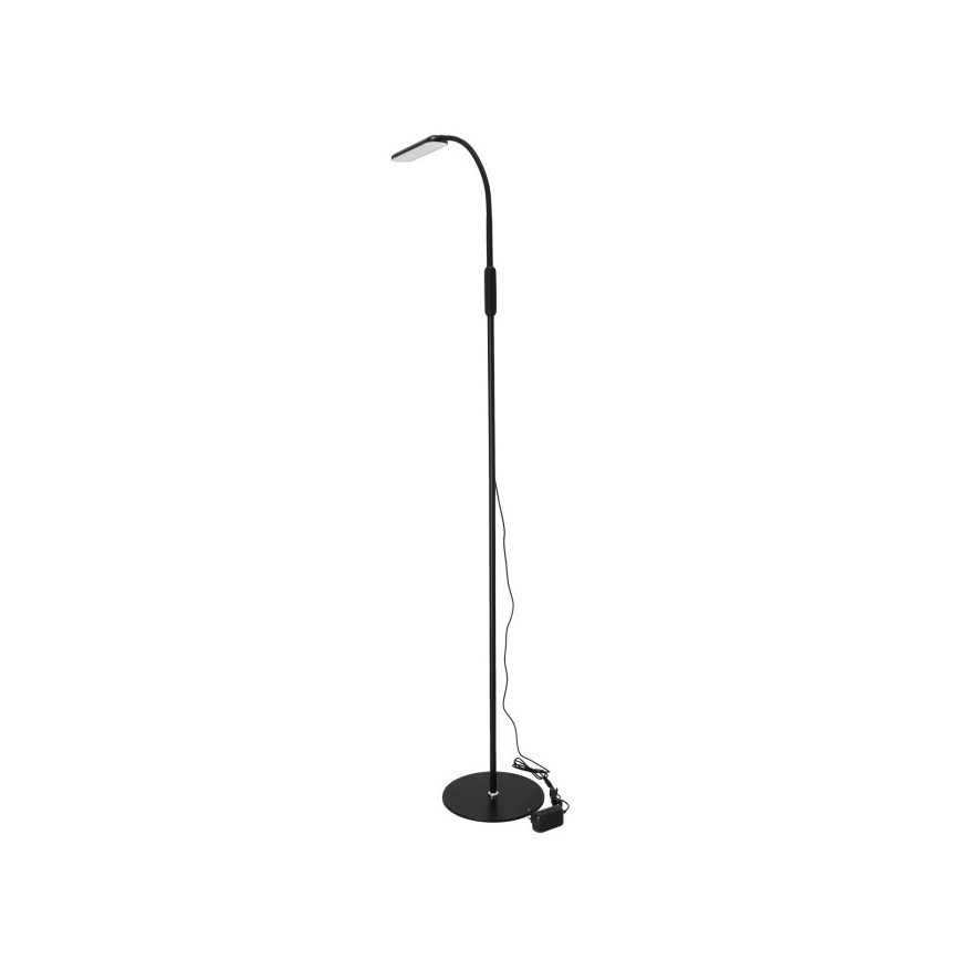 LED Stmívatelná stojací lampa TEILO LED/10W/230V 3000/4000/6500K černá + dálkové ovládání