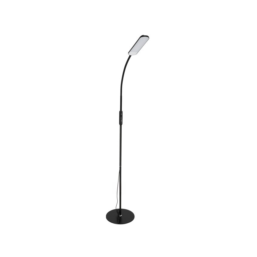 LED Stmívatelná stojací lampa TEILO LED/10W/230V 3000/4000/6500K černá + dálkové ovládání