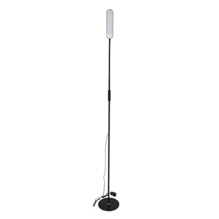 LED Stmívatelná stojací lampa TEILO LED/10W/230V 3000/4000/6500K černá + dálkové ovládání
