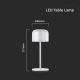 LED Stmívatelná dobíjecí dotyková stolní lampa LED/1,5W/5V 2700-5700K IP54 2200 mAh bílá