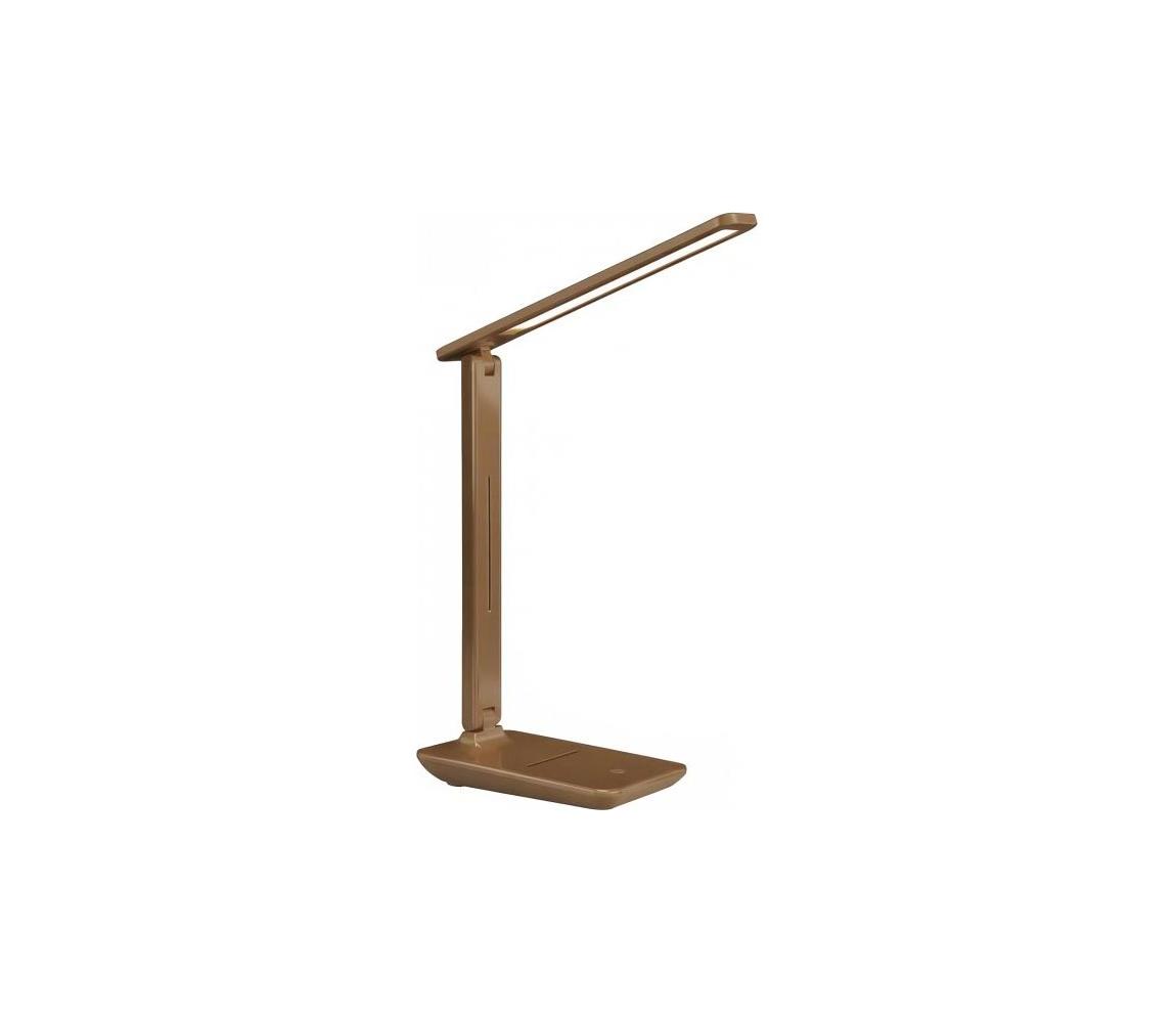LED Stmívatelná stolní lampa NOBLITE N LED/7W/230V 3000/4000/6500K hnědá 005006 – Alasans