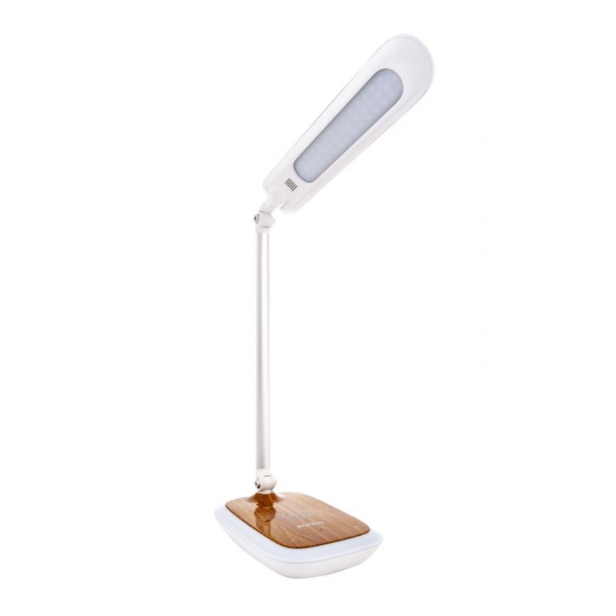 LED Stmívatelná stolní lampa s bezdrátovým nabíjením DIPLOMAT LED/17W/230V 3000-5000K