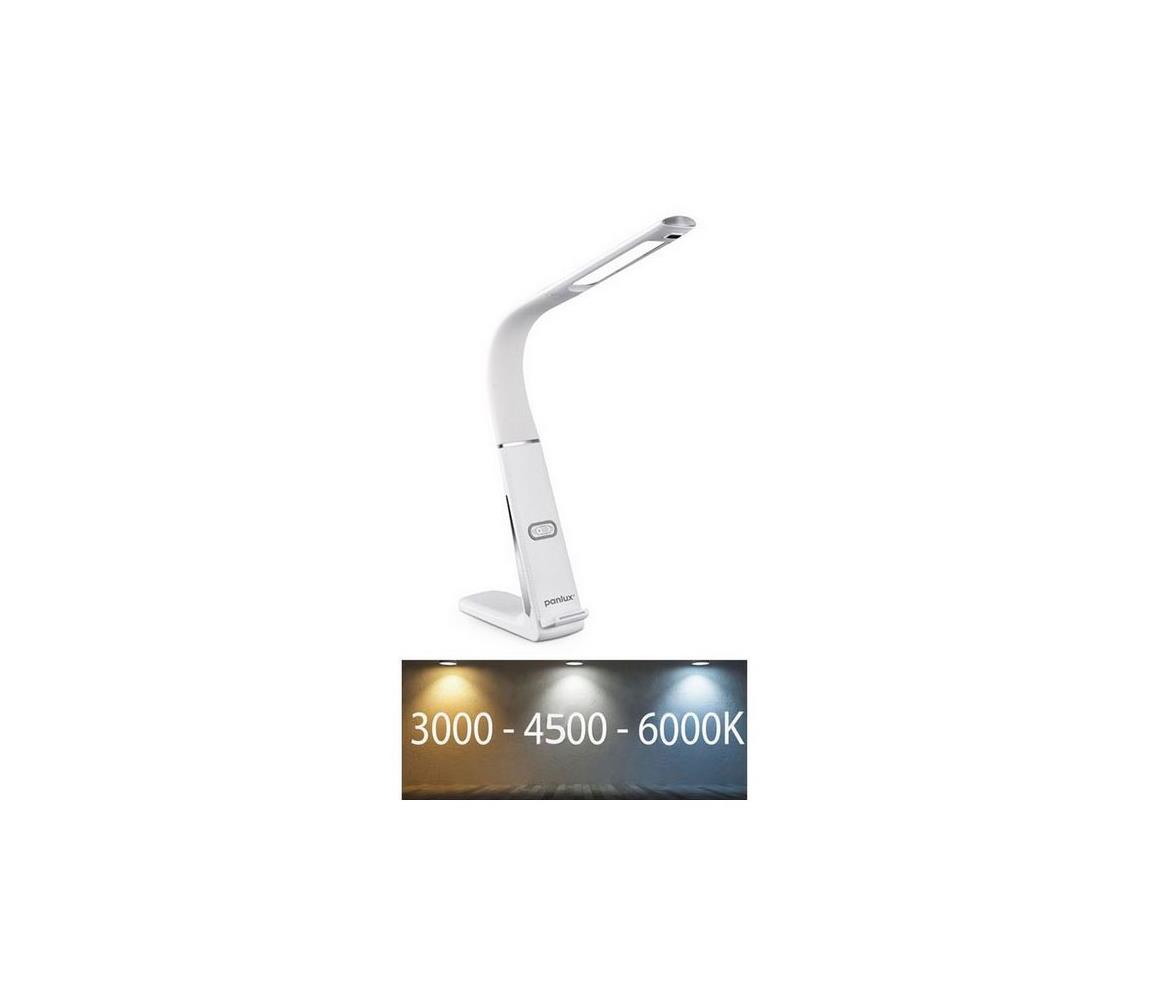 Panlux LED Stmívatelná stolní lampa s bezdrátovým nabíjením LORD EVO LED/8W/230V bílá PX0351