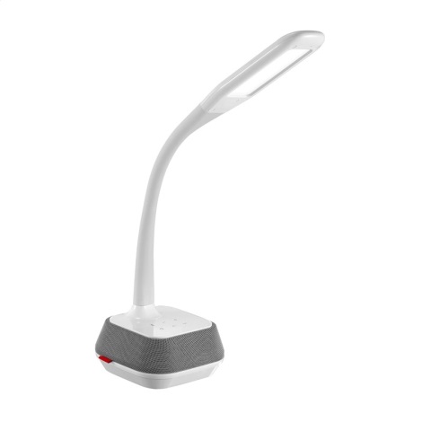 LED Stmívatelná stolní lampa s bluetooth reproduktorem a USB LED/18W/230V