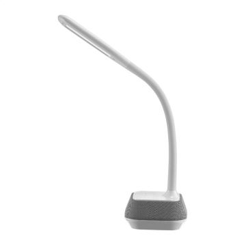LED Stmívatelná stolní lampa s bluetooth reproduktorem a USB LED/18W/230V
