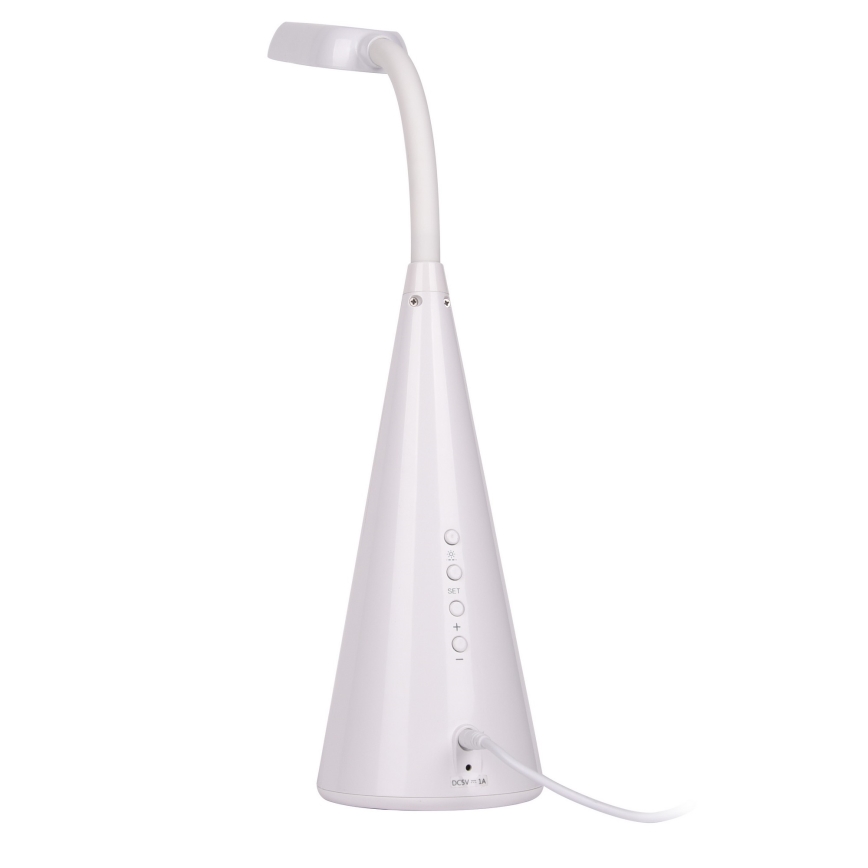LED Stmívatelná stolní lampa s displejem MULTI LED/7W/230V