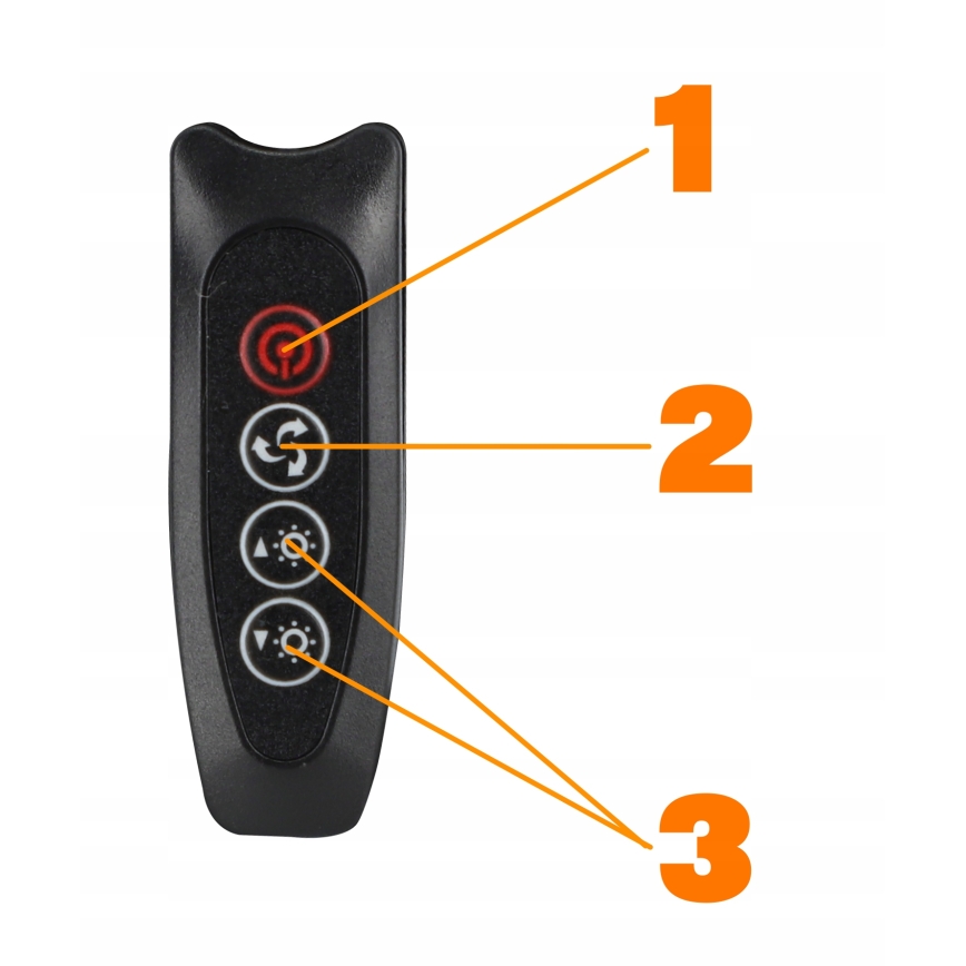 LED Stmívatelná dotyková flexibilní stolní lampa s klipem LED/10W/5/230V 3000/4000/6000K černá