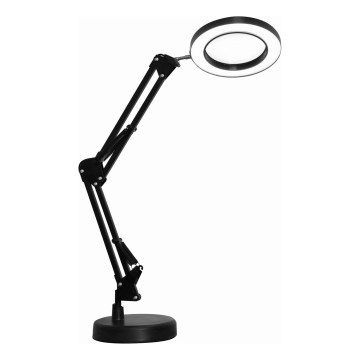 LED Stmívatelná stolní lampa s lupou LED/10W/230V 3000/4500/6000K