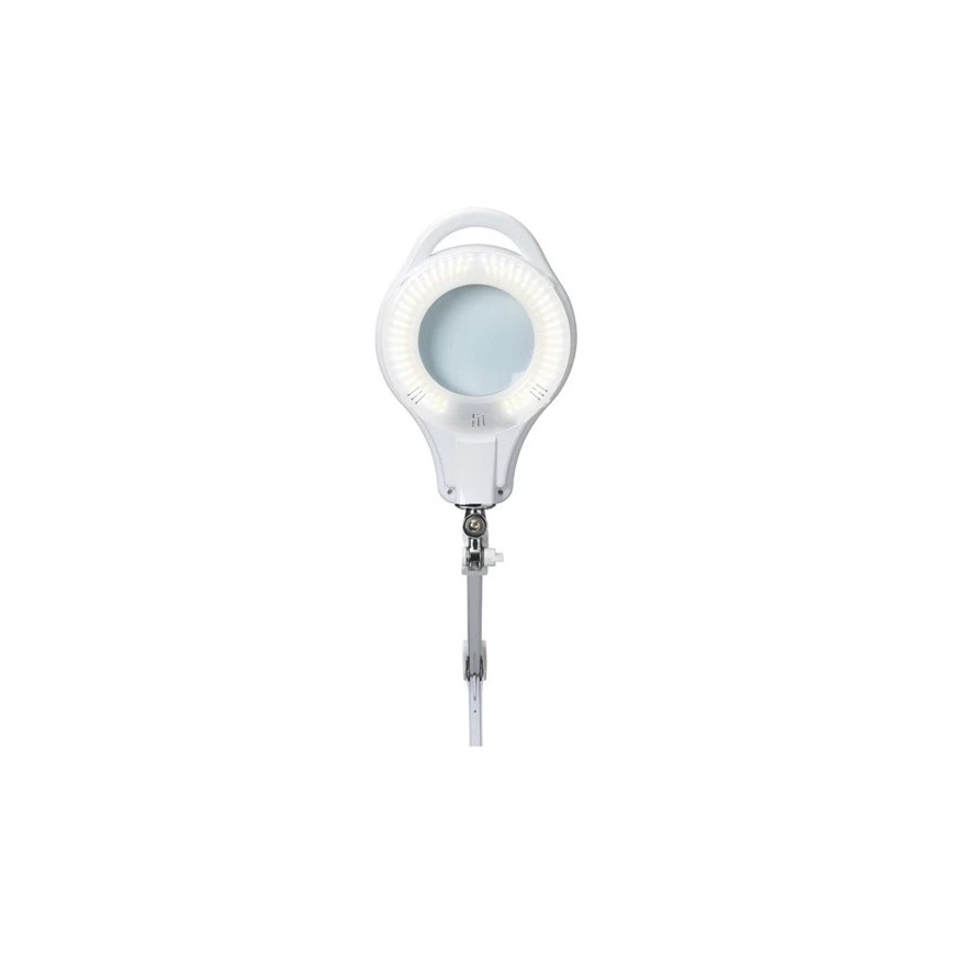LED Stmívatelná stolní lampa s lupou LED/10W/230V bílá