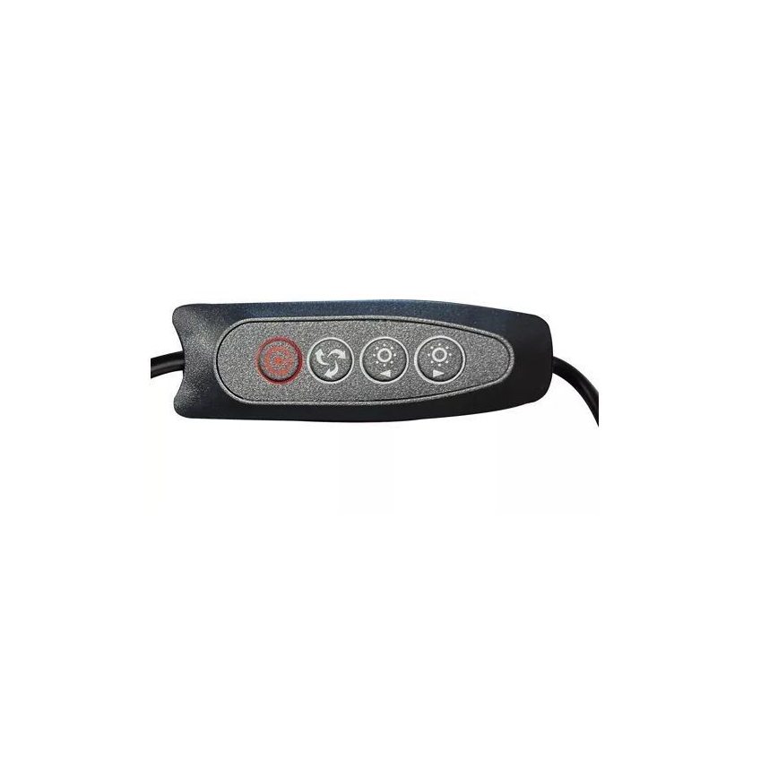 LED Stmívatelná stolní lampa s lupou LED/6W/5V 3000K/4000K/6000K černá
