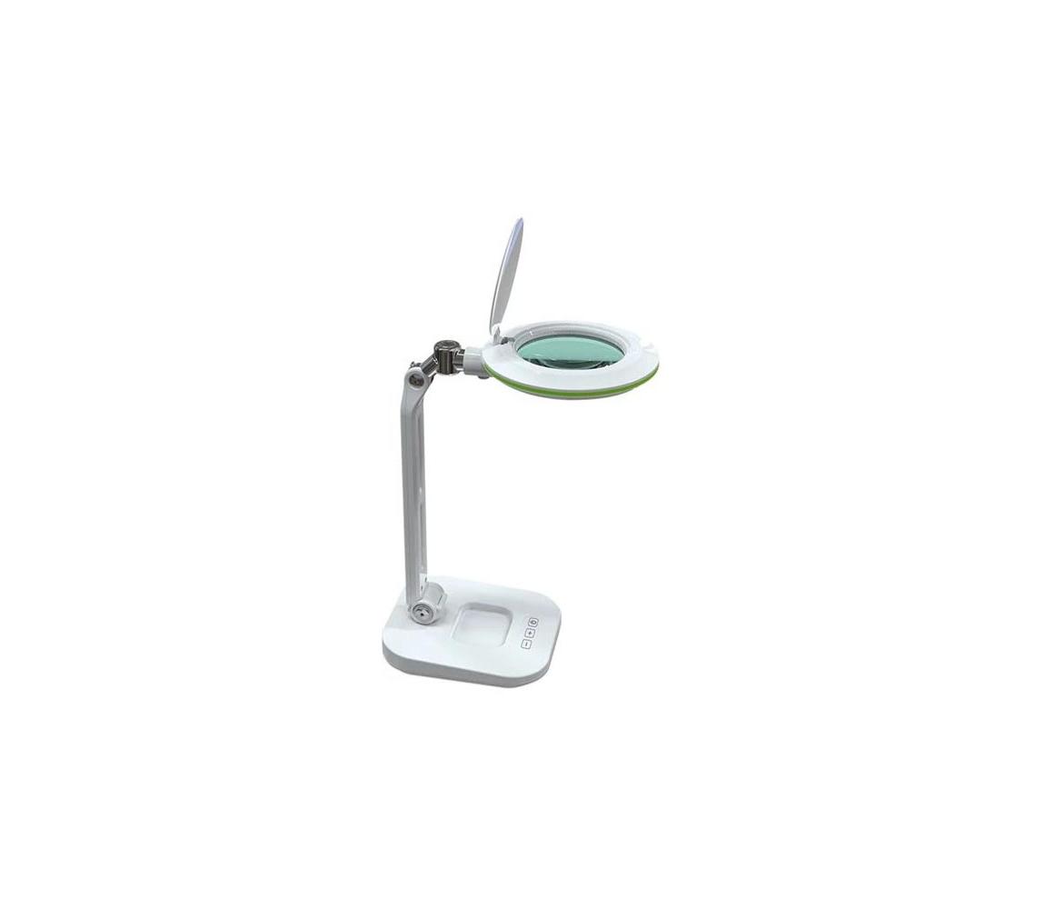 Geti LED Stmívatelná stolní lampa s lupou LED/7W/230V 6500K bílá 06650840