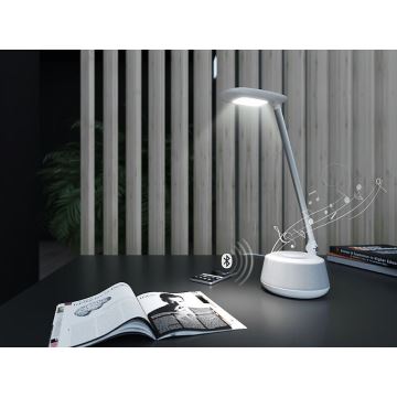 LED Stmívatelná stolní lampa s reproduktorem MOANA MUSIC LED/6W/230V