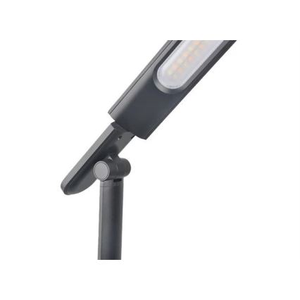 LED Stmívatelná stolní lampa s USB LED/9W/230V 3000K/4000K/5500K černá