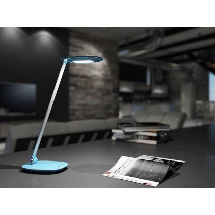 LED Stmívatelná stolní lampa s USB MOANA LED/6W/230V černá