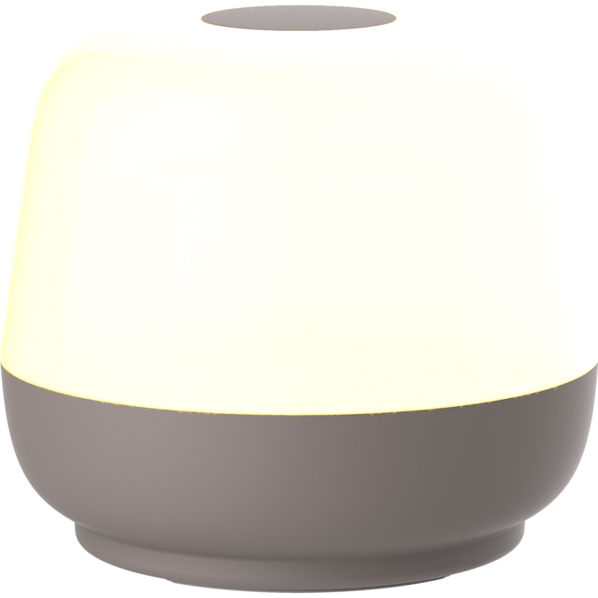 LED Stmívatelná dotyková venkovní stolní lampa SAMBA LED/1,2W/5V USB 1200 mAh IP44 šedá
