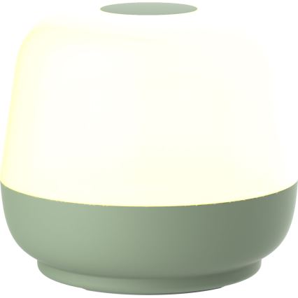 LED Stmívatelná dotyková venkovní stolní lampa SAMBA LED/1,2W/5V USB 1200 mAh IP44 zelená