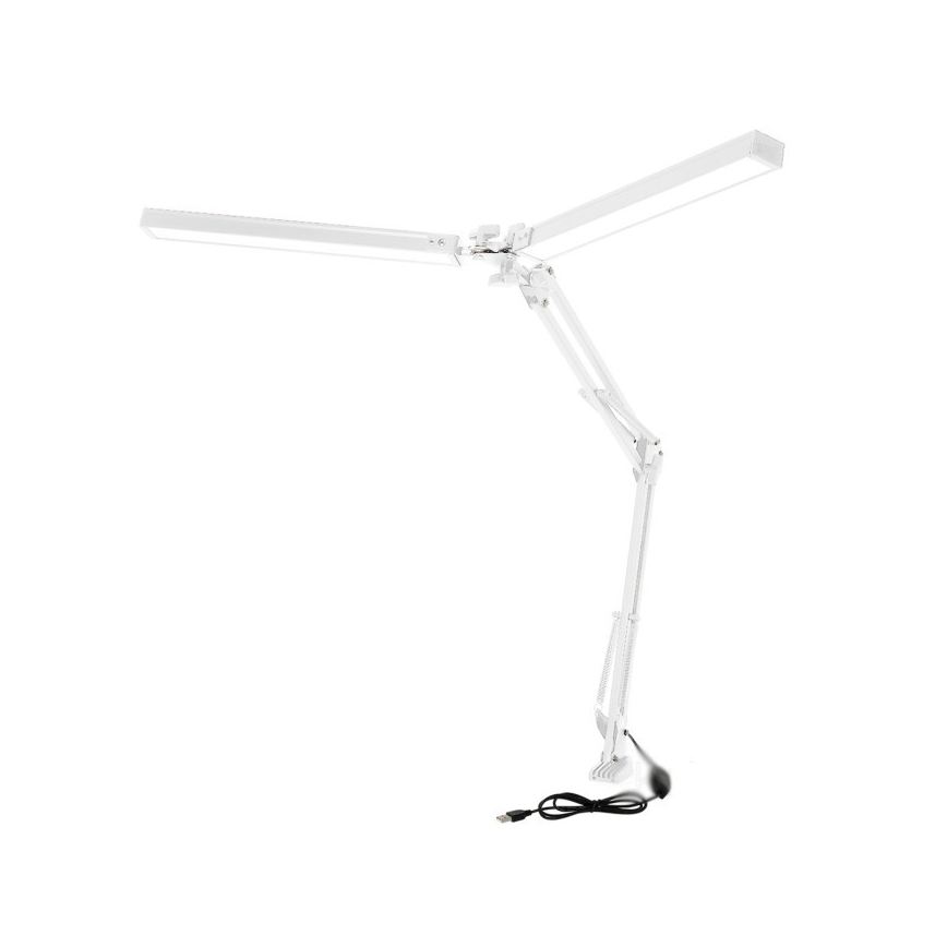 LED Stmívatelná stolní lampa TENUIX DUO 2xLED/14W/230V 3000-6000K bílá