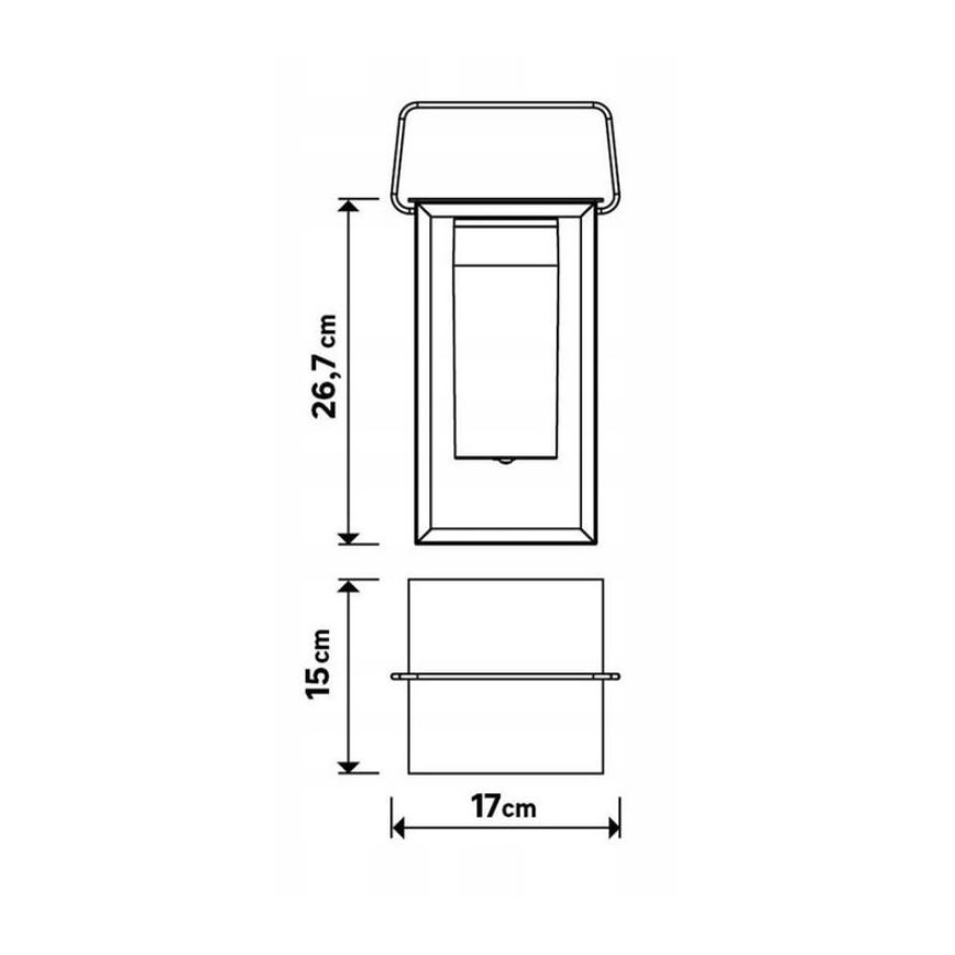 LED Stmívatelná venkovní lampa MESHY LED/2W/5V IP44