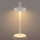 LED Stmívatelná venkovní nabíjecí dotyková stolní lampa SHINE LED/1,5W/3,7V 3000 mAh IP44 bílá