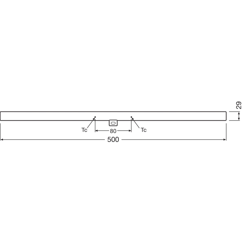 LED Stmívatelná zářivková trubice S14d/4,7W/230V 2700K 50 cm CRI 90 - Osram