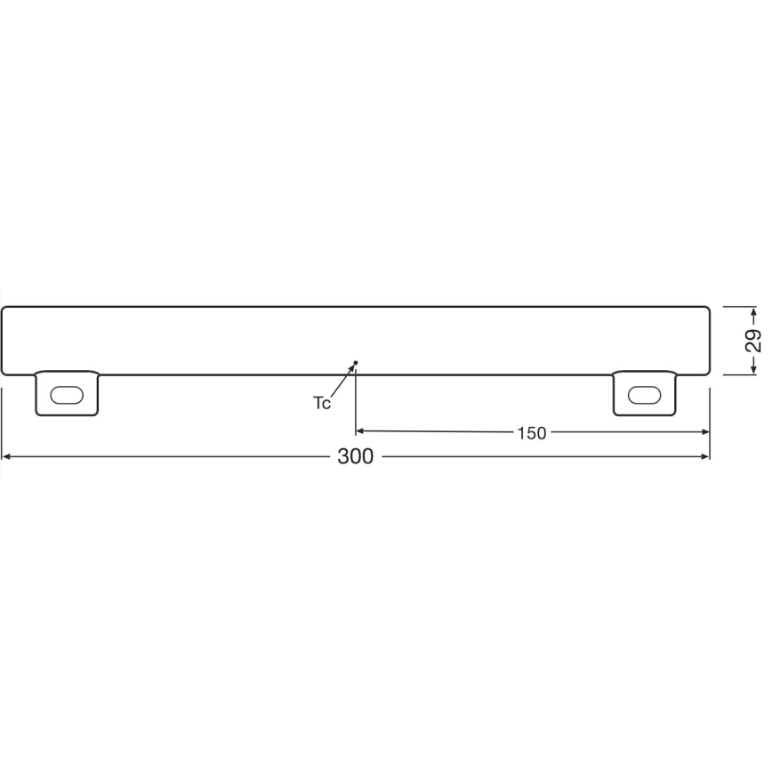 LED Stmívatelná zářivková trubice S14s/3W/230V 2700K 30 cm CRI 90 - Osram