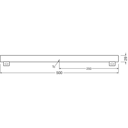 LED Stmívatelná zářivková trubice S14s/4,7W/230V 2700K 50 cm CRI 90 - Osram