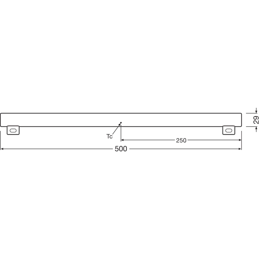 LED Stmívatelná zářivková trubice S14s/4,7W/230V 2700K 50 cm CRI 90 - Osram