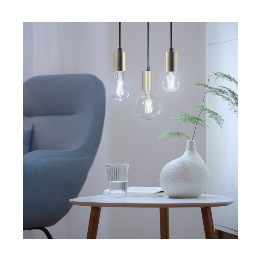 LED Stmívatelná žárovka FILAMENT A60 E27/6,7W/230V 2700-6500K CRI 90 Wi-Fi - WiZ