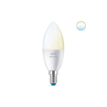 LED Stmívatelná žárovka C37 E14/4,9W/230V 2700-6500K CRI 90 Wi-Fi - WiZ