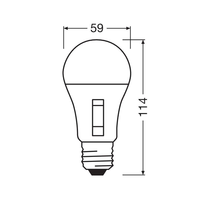 LED Stmívatelná žárovka CLASSIC A60 E27/13W/230V 2700/3000/4000/6500K - Osram