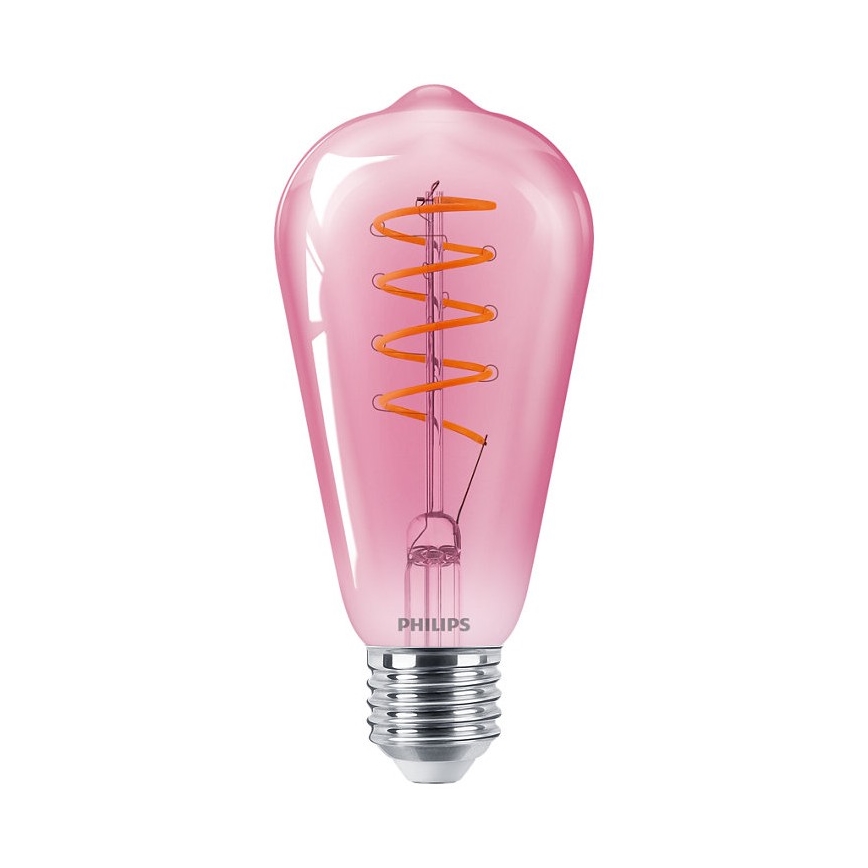 LED Stmívatelná žárovka DECO Philips ST64 E27/4,5W/230V 1800K