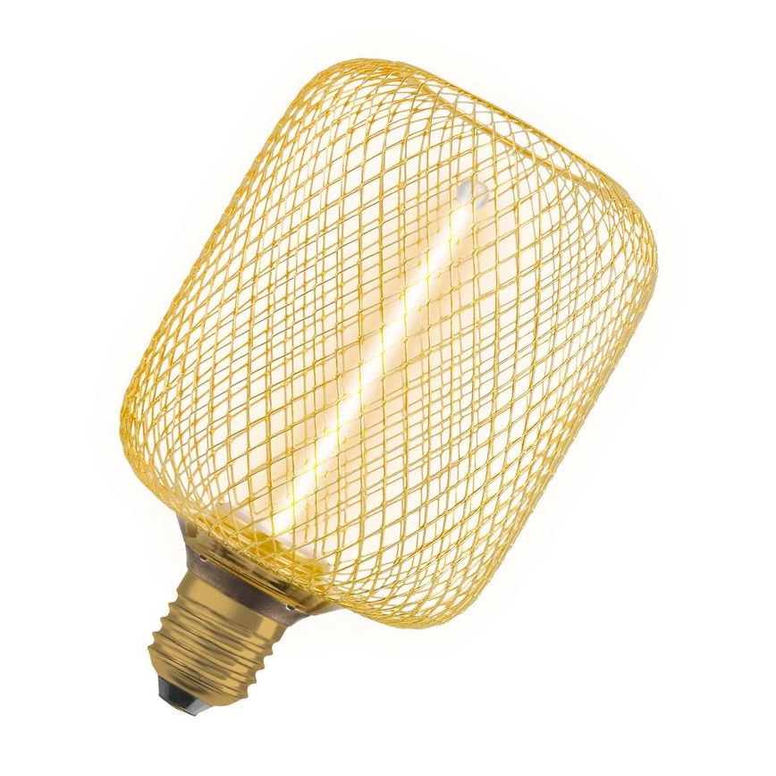 LED Stmívatelná žárovka DECOR FILAMENT E27/3,5W/230V 1800K zlatá - Osram