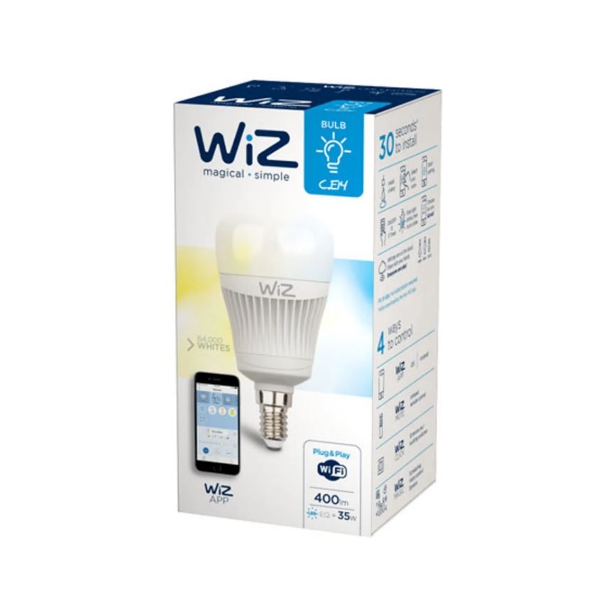 LED Stmívatelná žárovka E14/6,5W/230V 2700-6500K Wi-Fi - WiZ